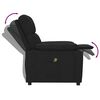 vidaXL Massage Chair Black 100% polyester, metal, solid wood, plywood