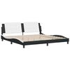 vidaXL Bed Frame Black and White
