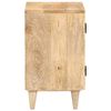vidaXL Bedside Cabinet Natural Solid mango wood Compact Bedside Cabinet