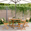 vidaXL Garden Dining Set Beige