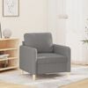 vidaXL Sofa Chair Light grey Fabric (100% polyester), metal, plywood