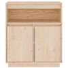 vidaXL Sideboard Natural Wood Solid pine wood (untreated) Medium Cabinet