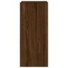 vidaXL TV Wall Cabinet Brown oak Engineered wood Medium TV Wall Cabinet