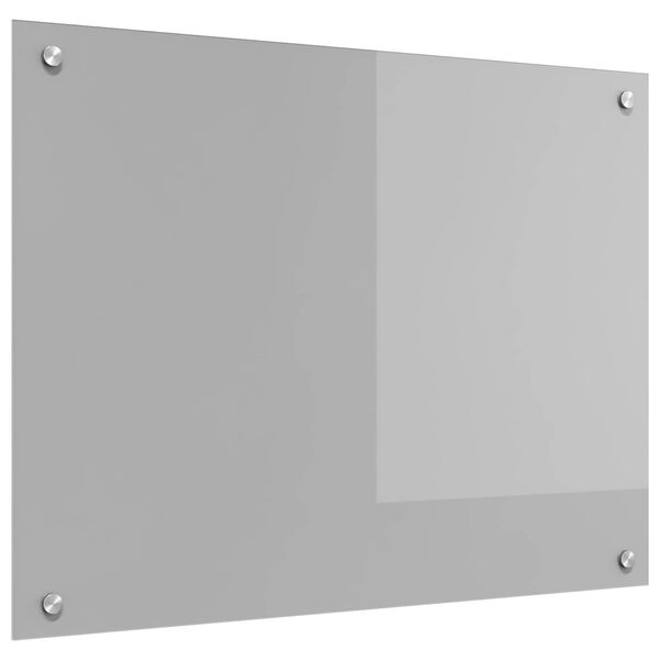 vidaXL Kitchen Backsplash Light grey 31.50 x 23.62 x 0.24 in