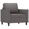 vidaXL Sofa Set Grey