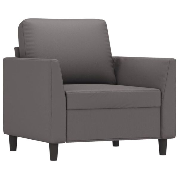 vidaXL Sofa Set Grey