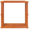 vidaXL Outdoor Log Holder Wax Brown 42.9"x20.5"x41.7" Solid Wood Pine