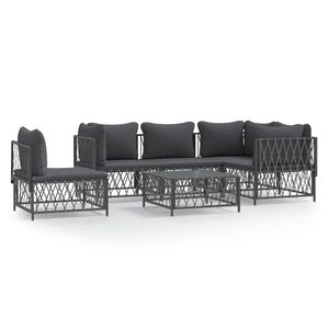 vidaXL Garden Lounge Set Anthracite