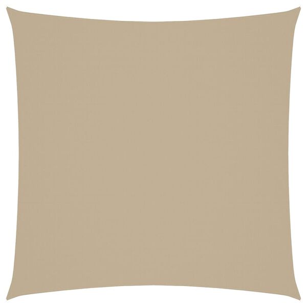 vidaXL Sunshade Sail Oxford Fabric Square 23.0x23.0' Beige