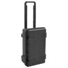 vidaXL Portable Flight Case Black 21.7"x13.8"x8.9" PP