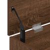 vidaXL Shoe Bench Brown Oak Engineered Wood Medium Shoe Bench