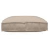 vidaXL Pallet Cushion for suitable for Seat Taupe 31.5" x 31.5" x 4.7