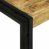 vidaXL Nesting Table 3 pcs Brown and black Solid rough mango wood