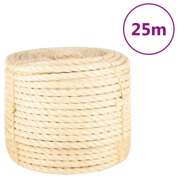 vidaXL Rope 100% Sisal 0.55 " 82.0 '