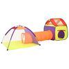 vidaXL Play Tent Multicolor Polyester, Steel, Polyethylene Large