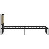 vidaXL Bed Frame Sonoma oak Steel, engineered wood Full Bed Frame