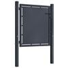 vidaXL Garden Gate Steel 39.4x39.4" Anthracite