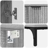 vidaXL Bathroom Furniture Set Grey Sonoma Engineered wood, Metal
