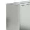 vidaXL Shower Niche Brushed Silver 24.4x12.6x3.5" Stainless Steel