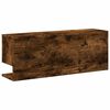vidaXL Wall Cabinet Smoked Oak Engineered Wood Medium Wall Mounting