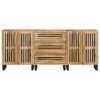 vidaXL Sideboard Brown Solid Mango Wood Medium Sideboard Rectangular