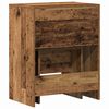 vidaXL Dressing Table Old Wood 23.6" x 15.7" x 29.5" Engineered wood