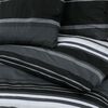 vidaXL Duvet Cover Set Black and White 100% Cotton