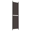 vidaXL 3-Panel Room Divider Brown 59.1"x78.7" Fabric