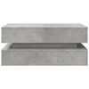 vidaXL Coffee Table Concrete Grey Engineered Wood 35.4 x 19.7 x 15.7 in