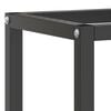 vidaXL Work Bench Frame Matte Black Powder-coated metal Medium Durable