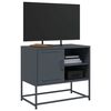 vidaXL TV Cabinet Anthracite Steel Medium size for small to medium rooms