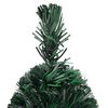 vidaXL Artificial Christmas Tree Green 2 ft Fiber Optic