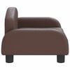 vidaXL Kids Sofa Brown Faux Leather, Pine Wood, Foam Mini Durable