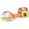 vidaXL Play Tent Multicolor Polyester, Steel, Polyethylene Large