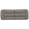 vidaXL Headboard Cushion Taupe Fabric (100% polyester) 47.2 in
