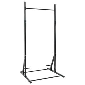vidaXL Pull-Up Bar Station Manual Black 101 x 102 x 235 cm