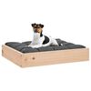 vidaXL Dog Bed Natural Solid pine wood Small Durable Dog Bed
