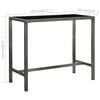 vidaXL Garden Bar Set Grey, Anthracite