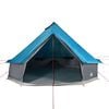 vidaXL Family Tent Tipi 12-Person Blue Waterproof