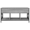 vidaXL Coffee Table Gray Sonoma 39.4"x21.7"x19.7" Engineered Wood and Metal