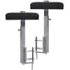 vidaXL Boat Trailer Solid Bar Bow Support Set of 2 24.8"-34.6"