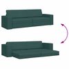 vidaXL Sofa Bed Dark Green 96.46 x 30.71 x 30.31 in Velvet