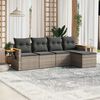 vidaXL Garden Sofa Set Gray