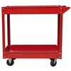 vidaXL 2 x Workshop Tool Trolley 220.5 lb 2 Shelves