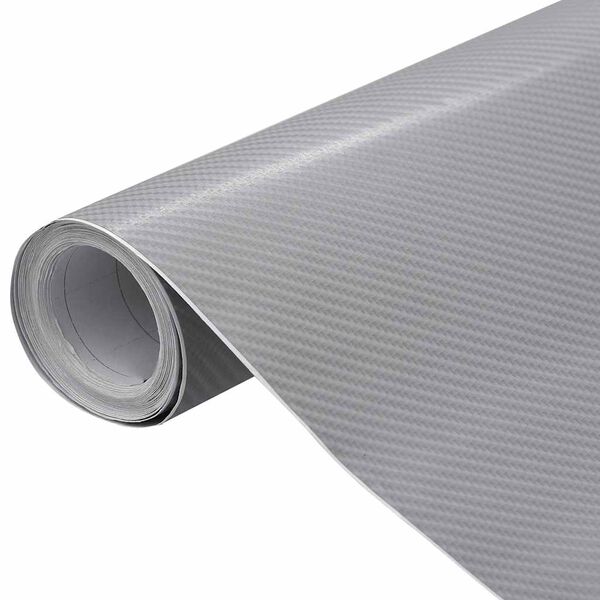 vidaXL Car Film 4D Silver 39.4x59.1"