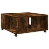vidaXL Coffee Table Smoked Oak Engineered Wood Medium Coffee Table