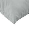 vidaXL Pallet Cushion Melange light gray Foam fiber Medium