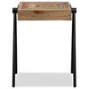 vidaXL Side Table Durable Rectangular Industrial Teak Wood Accent Table