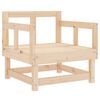 vidaXL Garden Lounge Set Natural wood Solid pine wood Modular Modular
