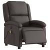 vidaXL Electric Massage Recliner Chair Dark Brown